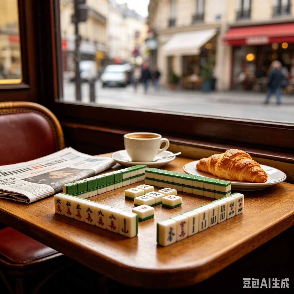 elegant text mahjong tiles